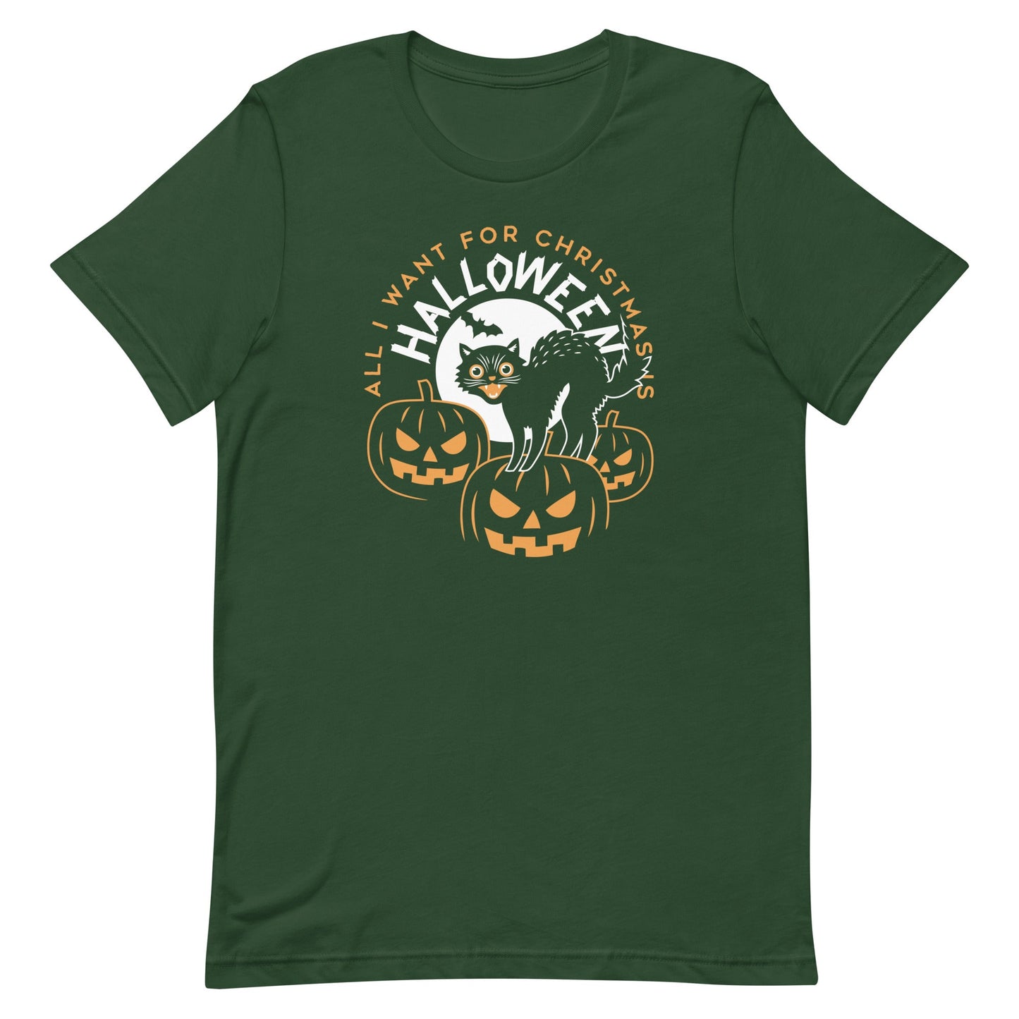 All I Want For Christmas Is Halloween Men's Signature Tee