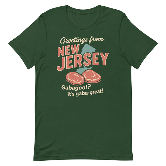 Greetings From New Jersey Men's Signature Tee