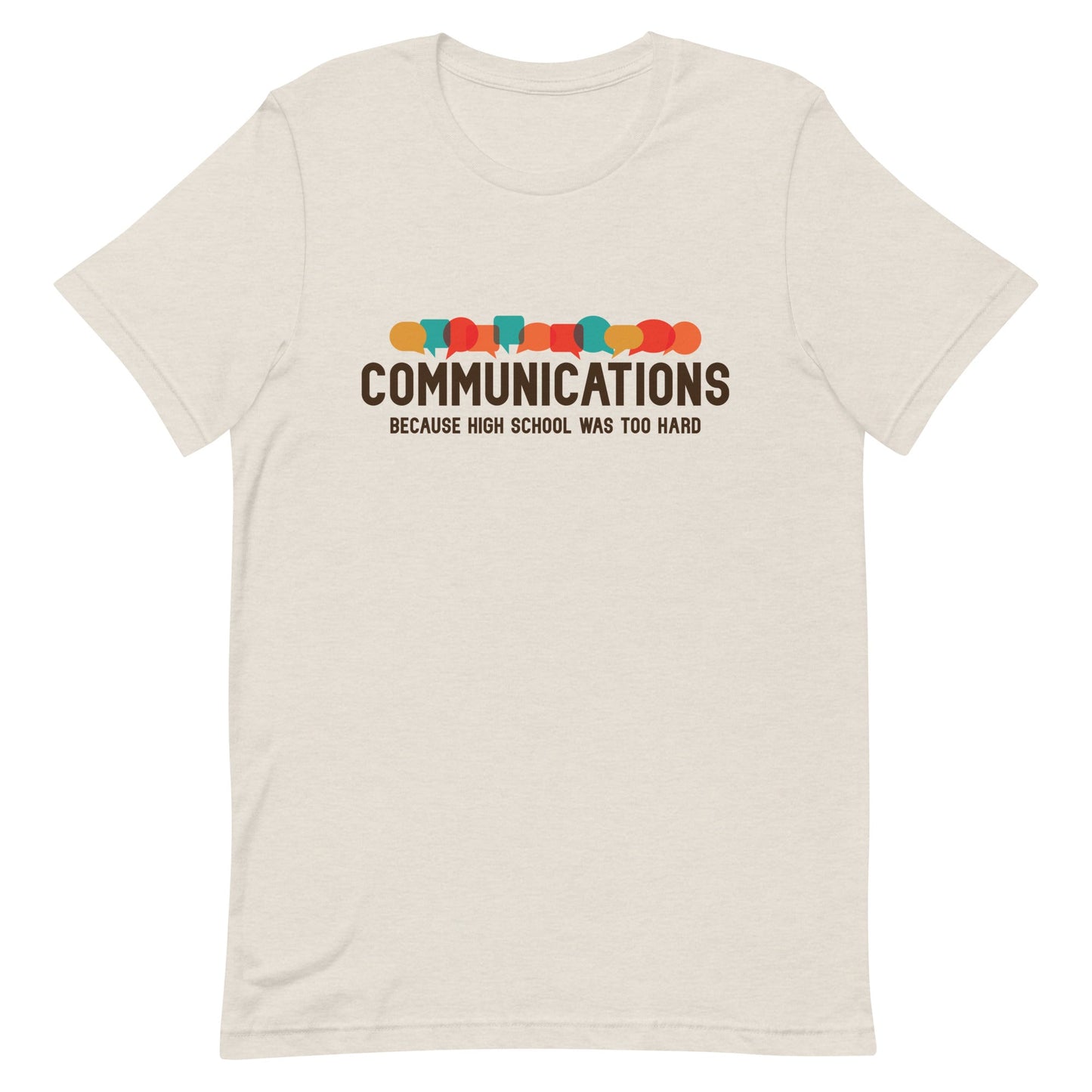 Communications Major Unisex t-shirt