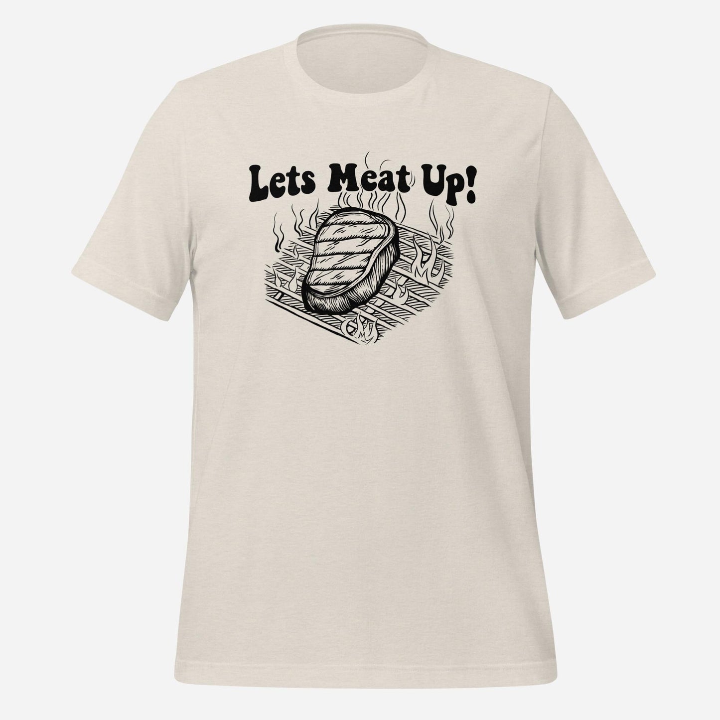 Let's Meat Up Funny Grilling Shirt Steak Tee