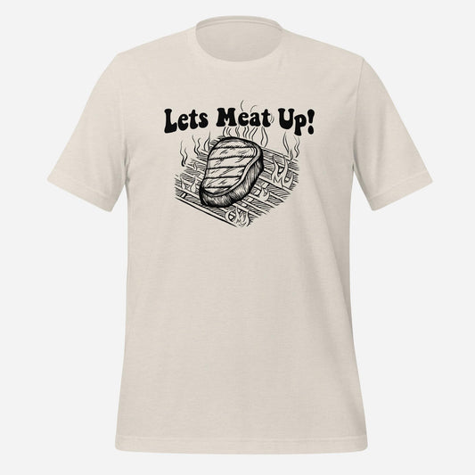 Let's Meat Up Funny Grilling Shirt Steak Tee