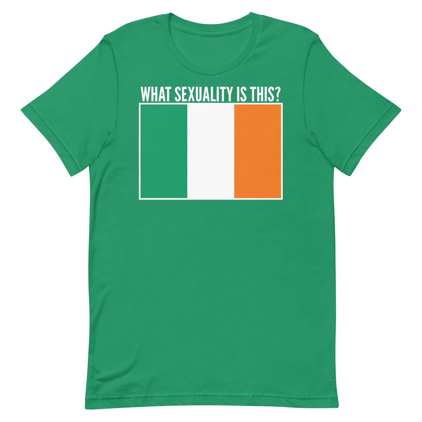 What Sexuality is This? (Irish Flag) Unisex t-shirt