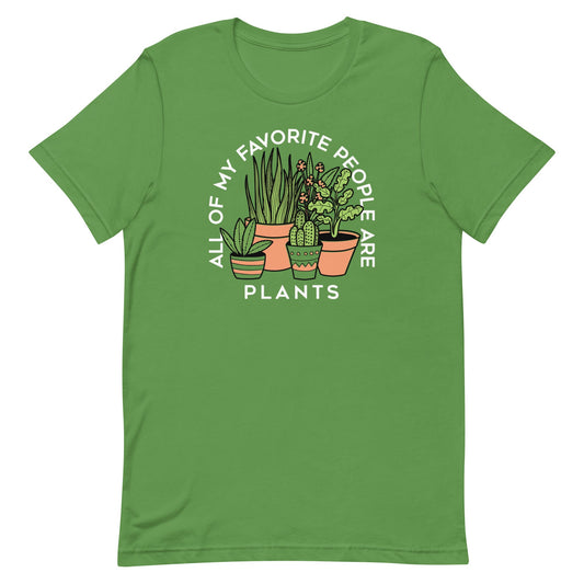 All Of My Favorite People Are Plants Men's Signature Tee