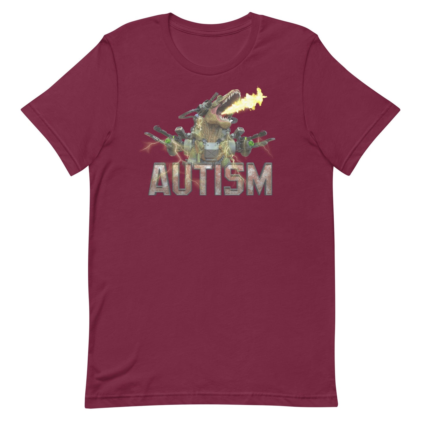 Autism Dinosaur Mech Unisex t-shirt