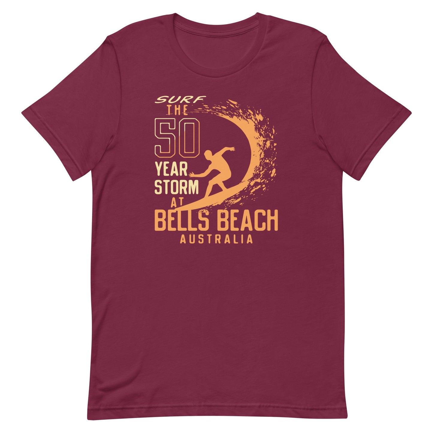 50 Year Storm At Bells Beach Men's Signature Tee