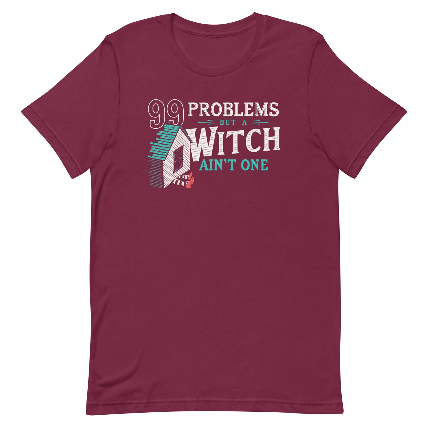 99 Problems But A Witch Ain't One Men's Signature Tee