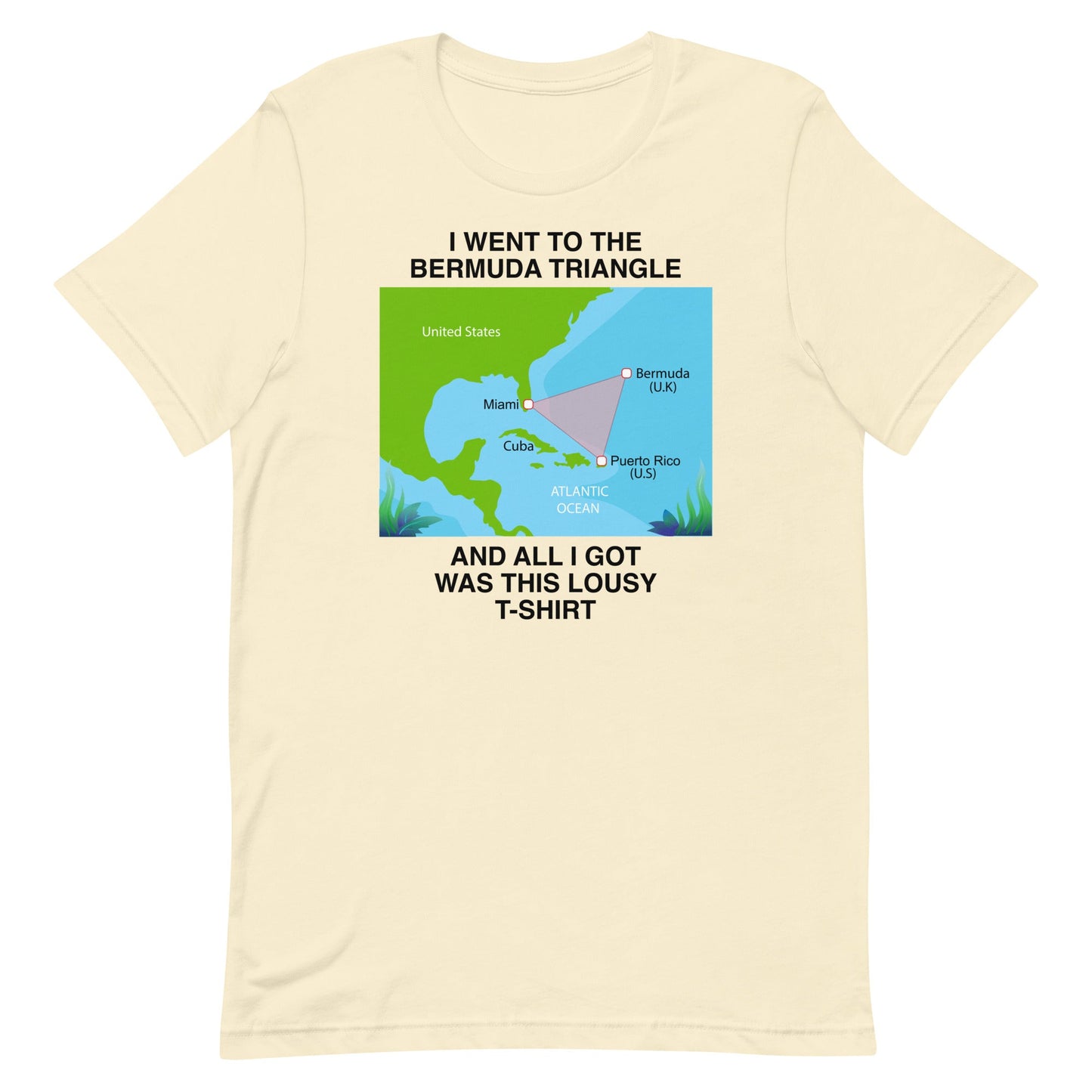 I Went to the Bermuda Triangle Unisex t-shirt