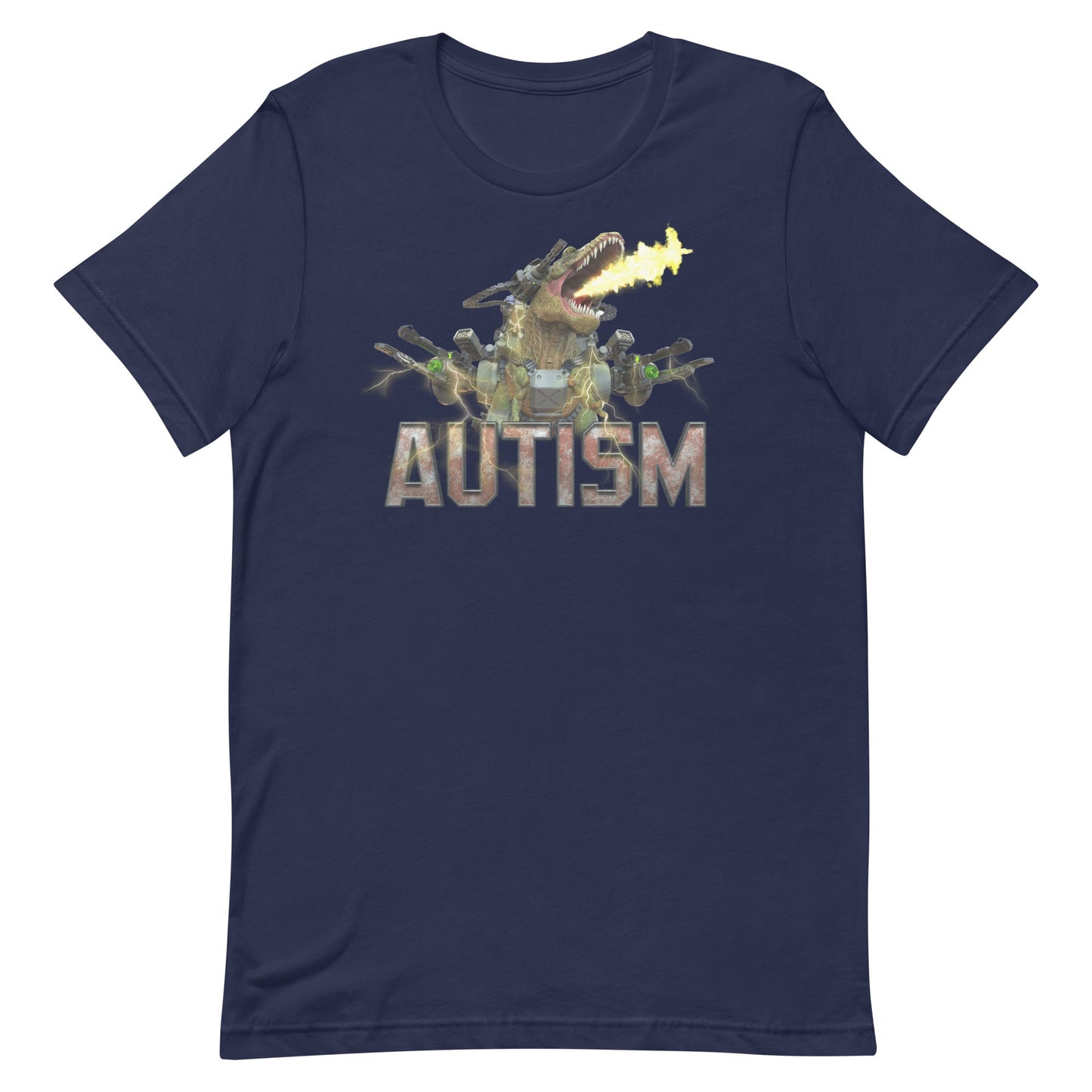 Autism Dinosaur Mech Unisex t-shirt