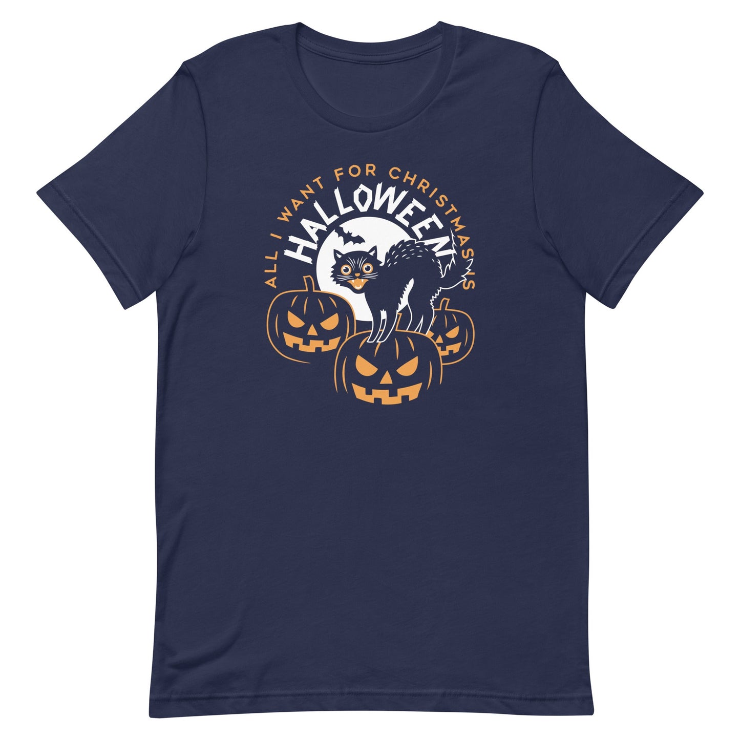 All I Want For Christmas Is Halloween Men's Signature Tee