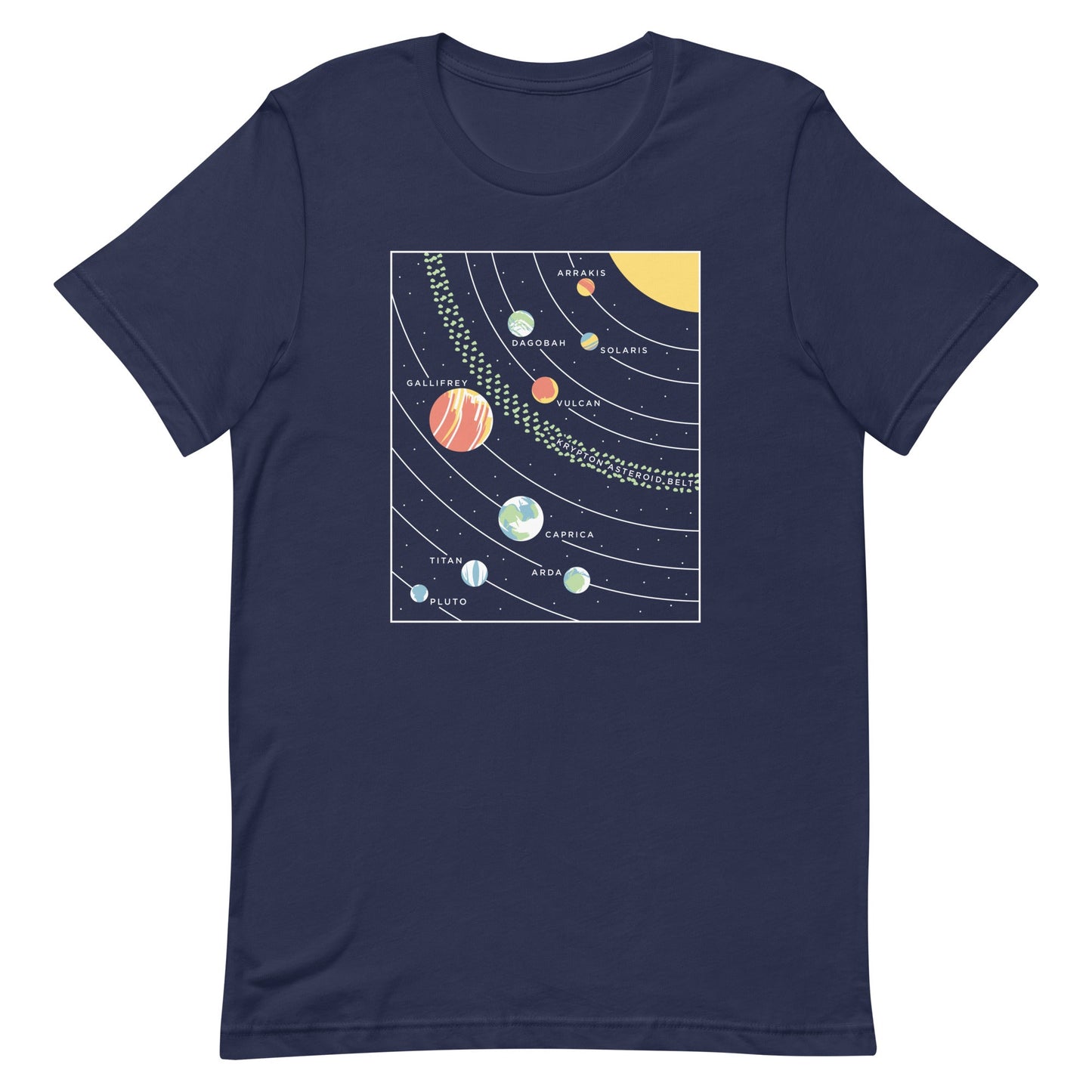 9 Planets Men's Signature Tee