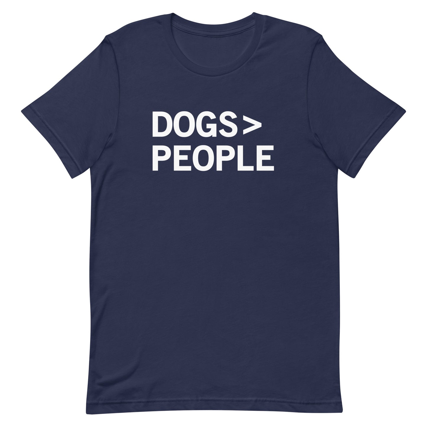 Dogs>People Men's Signature Tee