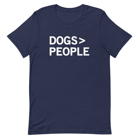 Dogs>People Men's Signature Tee