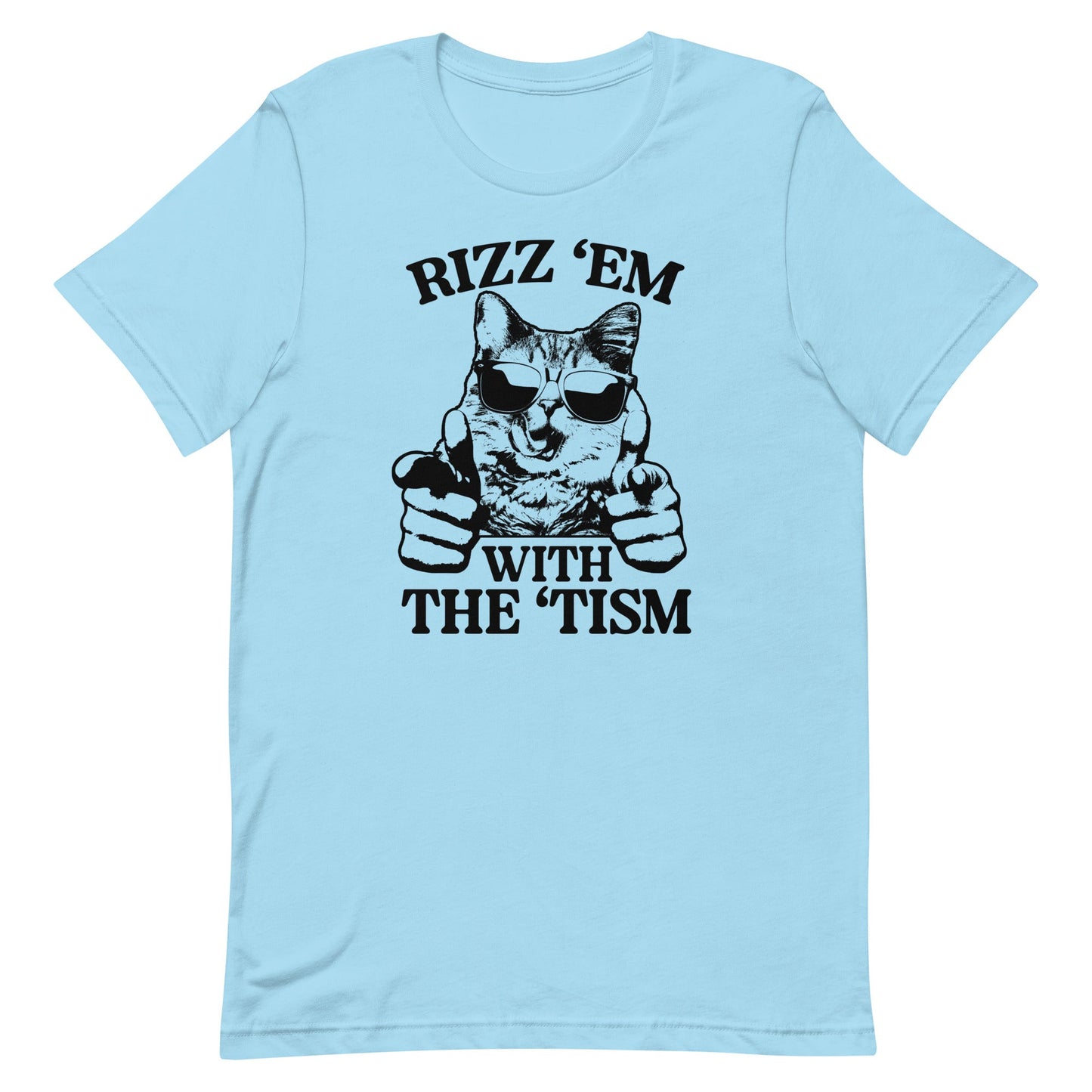 Rizz 'Em With the 'Tism (Cat) Unisex t-shirt