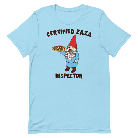 Certified Zaza Inspector (Gnome) Unisex t-shirt
