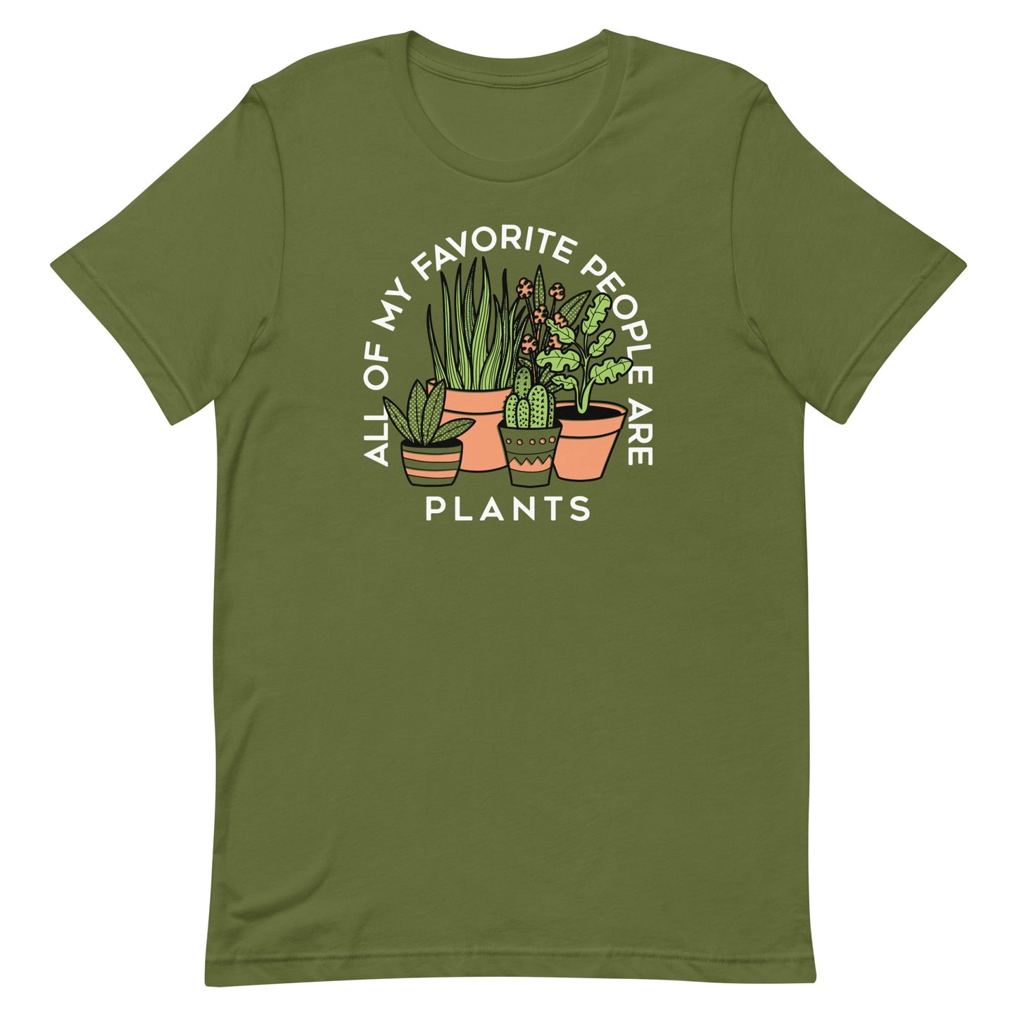 All Of My Favorite People Are Plants Men's Signature Tee