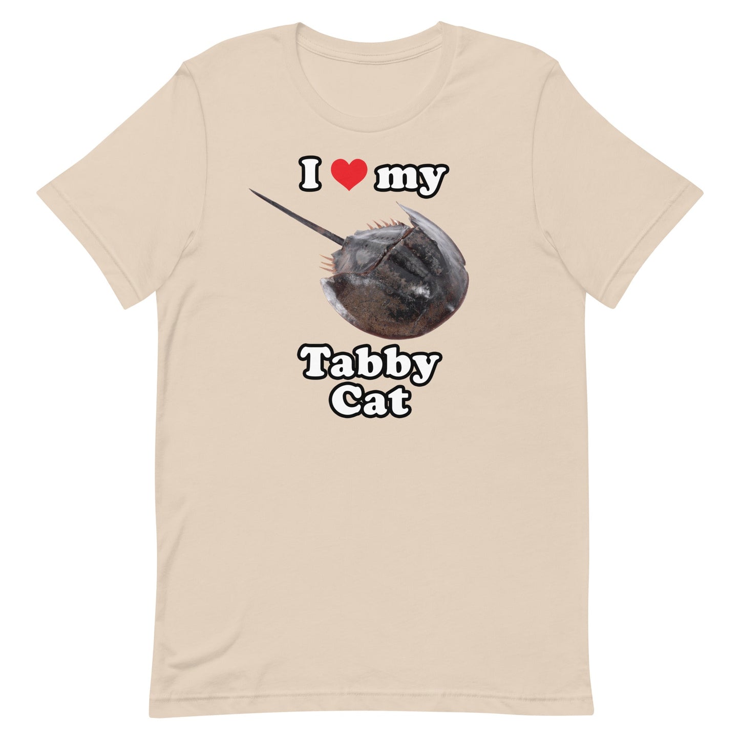 I Love My Tabby Cat Unisex t-shirt