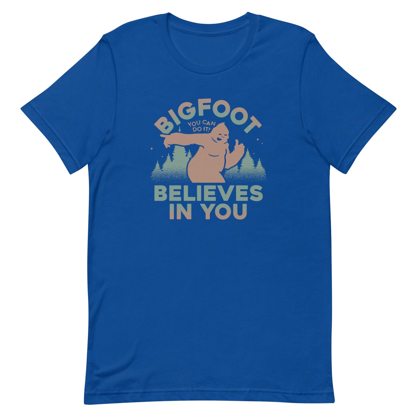 Bigfoot Believes In You Men's Signature Tee