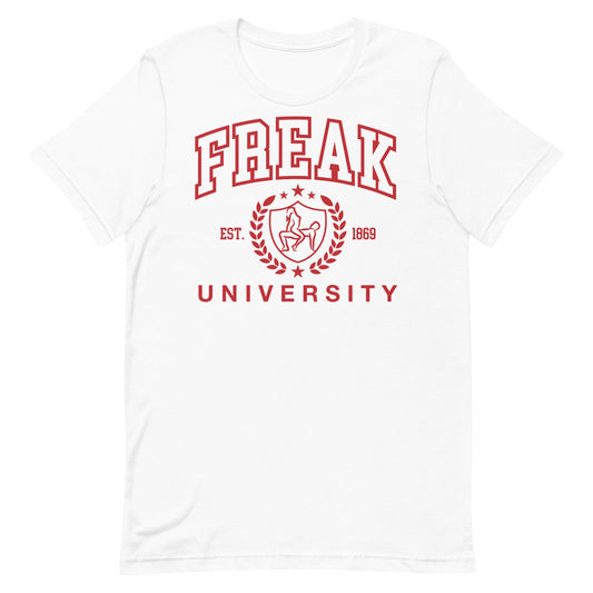 Freak University Unisex t-shirt