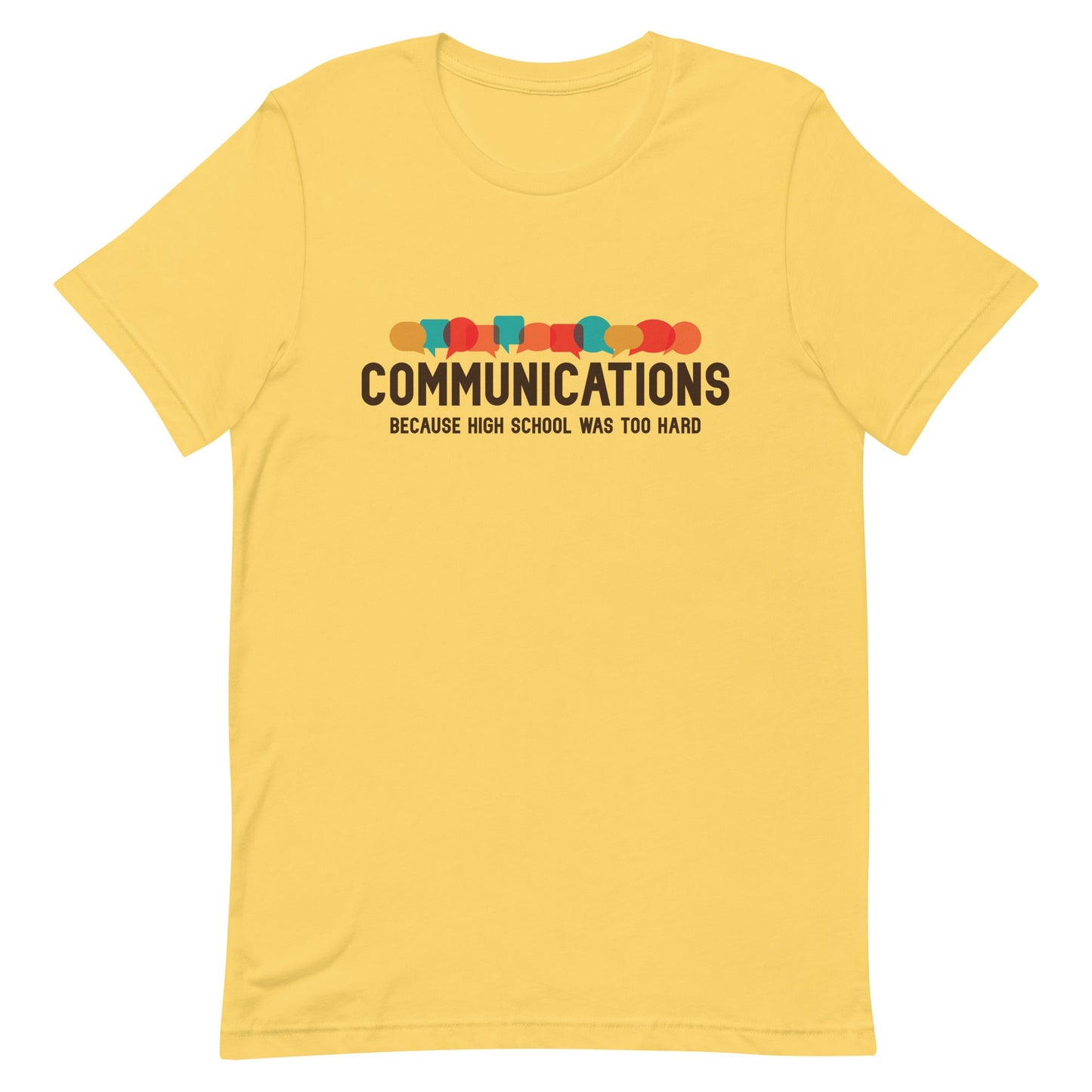 Communications Major Unisex t-shirt