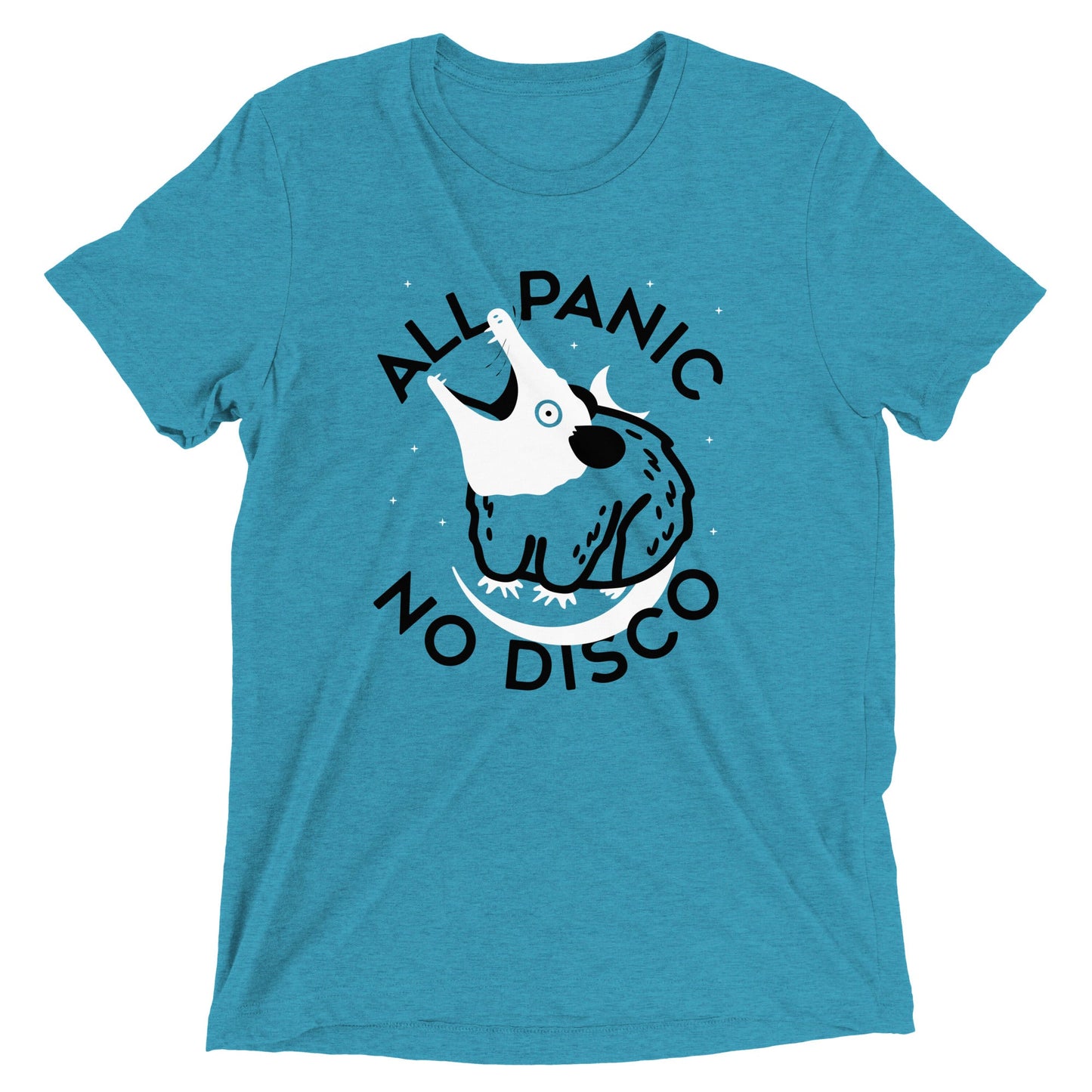 All Panic No Disco Men's Tri-Blend Tee