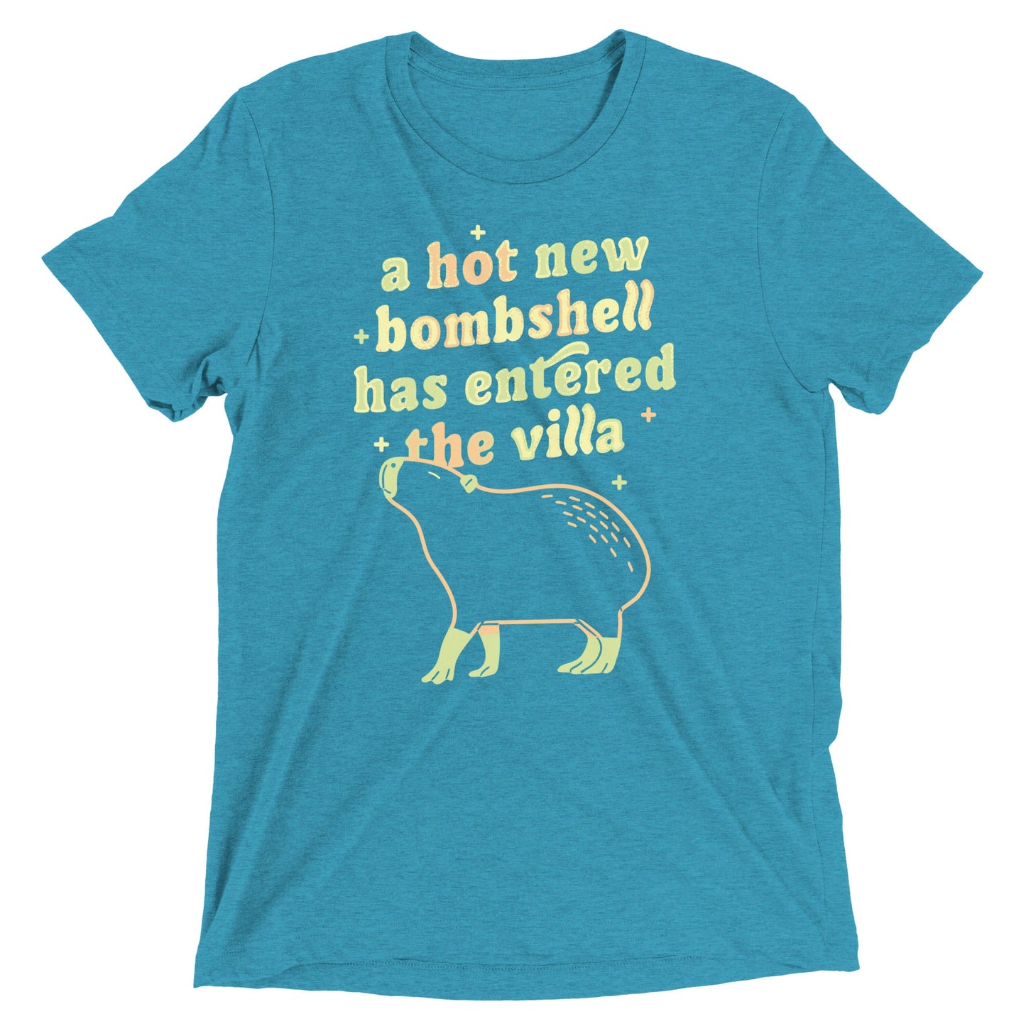 A Hot New Bombshell Has Entered The Villa Men's Tri-Blend Tee