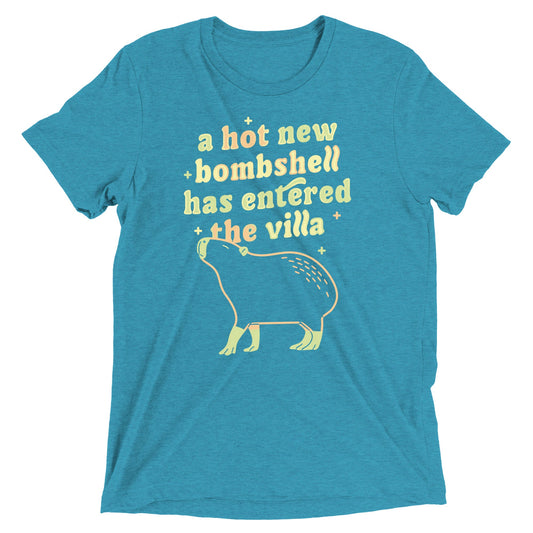 A Hot New Bombshell Has Entered The Villa Men's Tri-Blend Tee