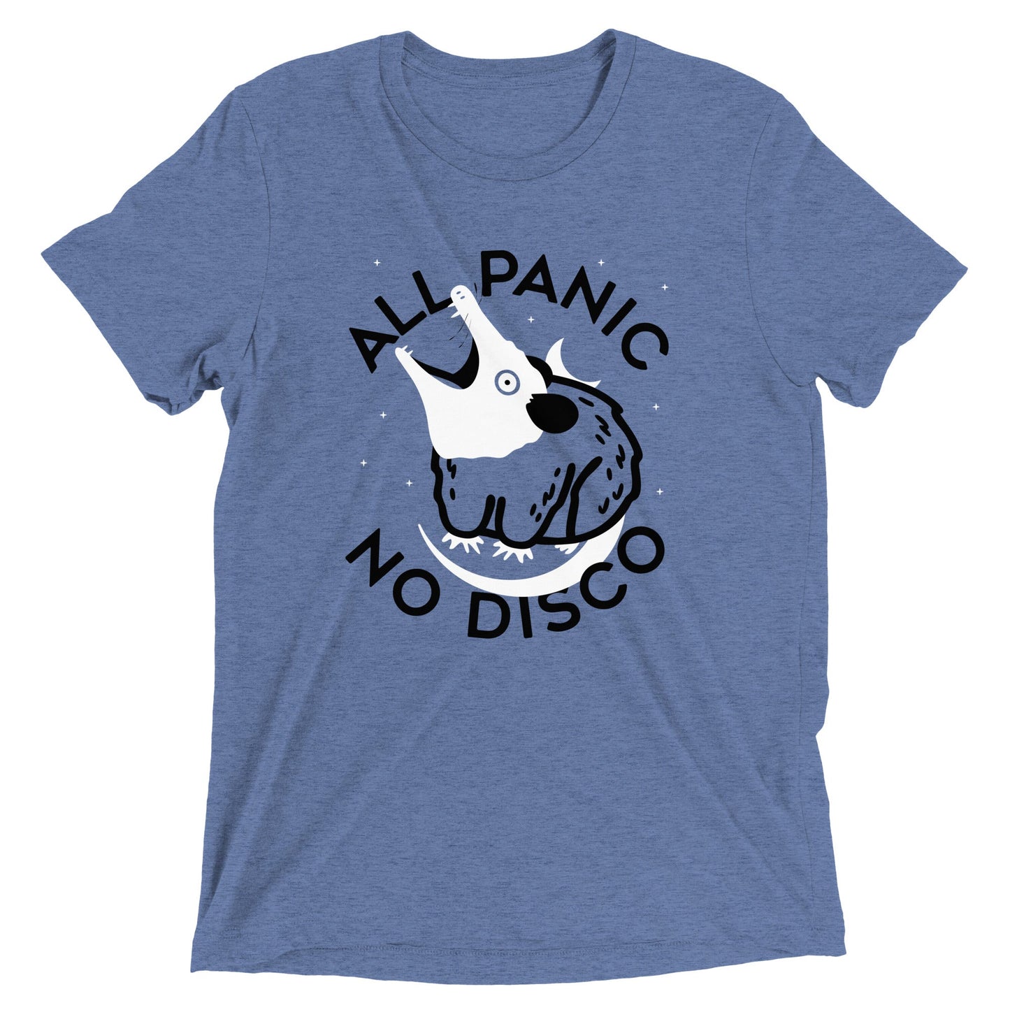 All Panic No Disco Men's Tri-Blend Tee