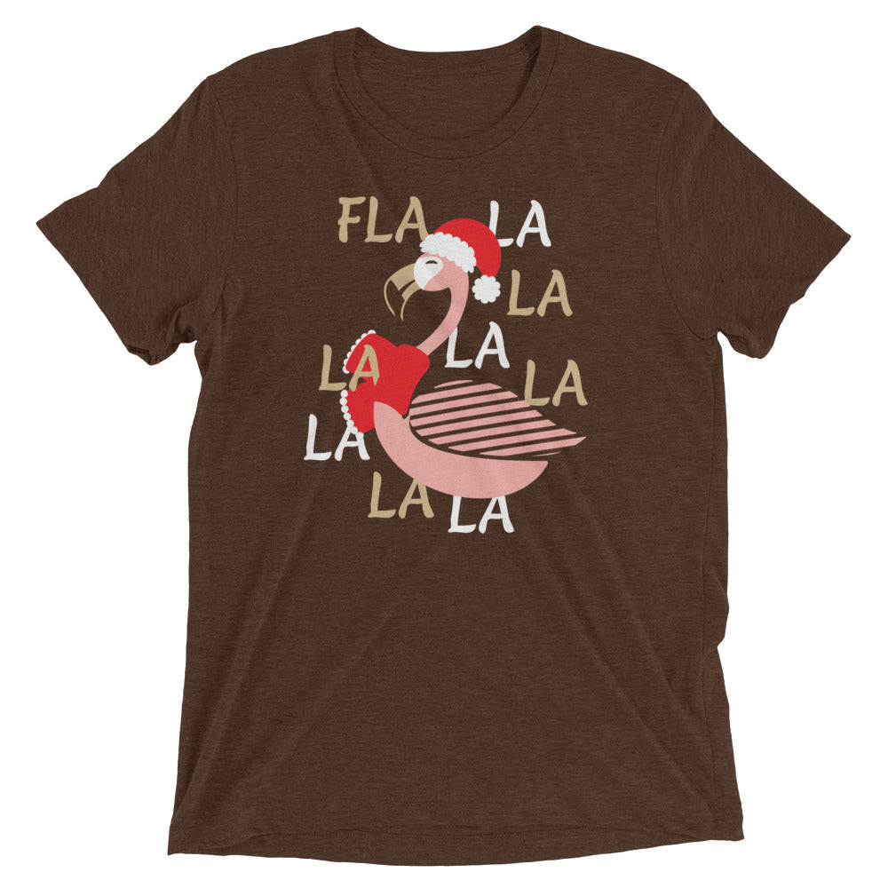 Fla La La Lamingo Men's Tri-Blend Tee