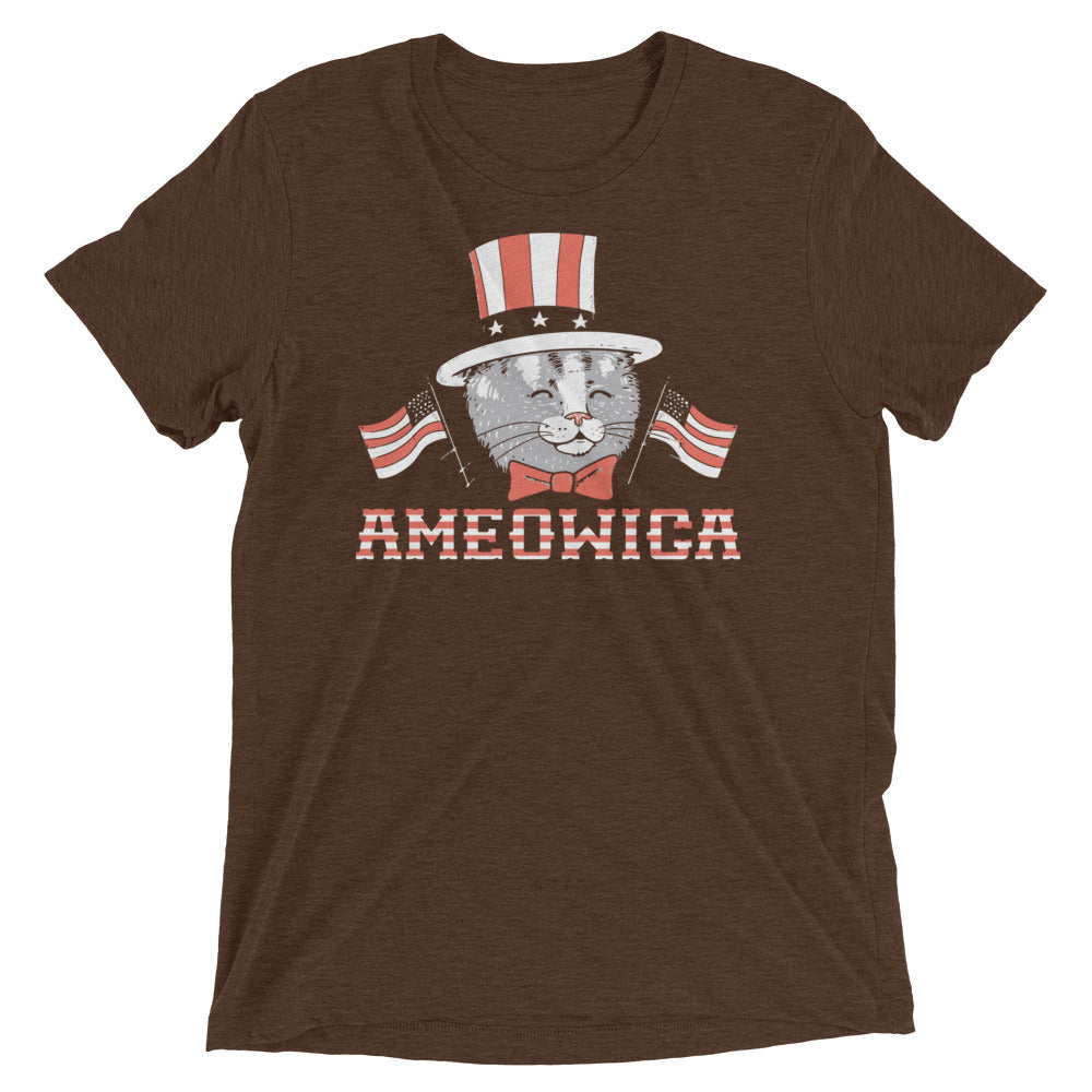 Ameowica Men's Tri-Blend Tee