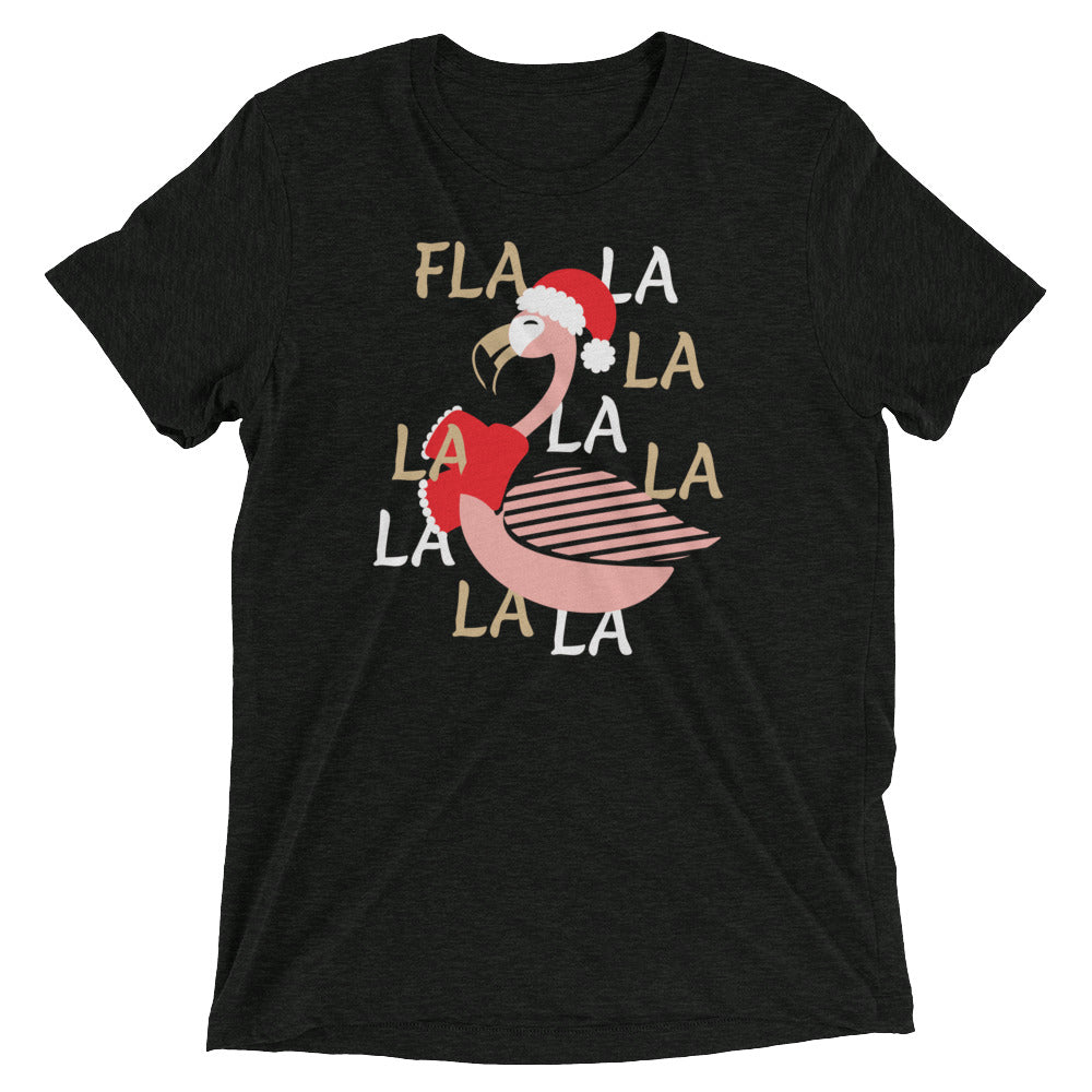 Fla La La Lamingo Men's Tri-Blend Tee