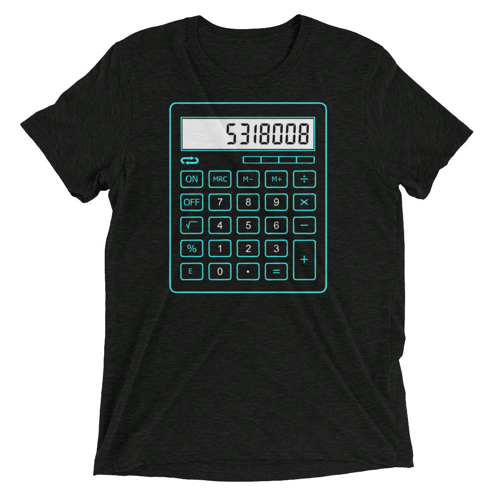 5318008 Calculator Men's Tri-Blend Tee