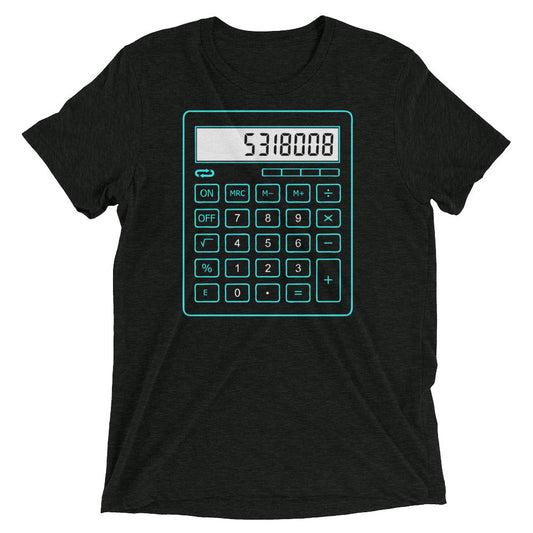 5318008 Calculator Men's Tri-Blend Tee