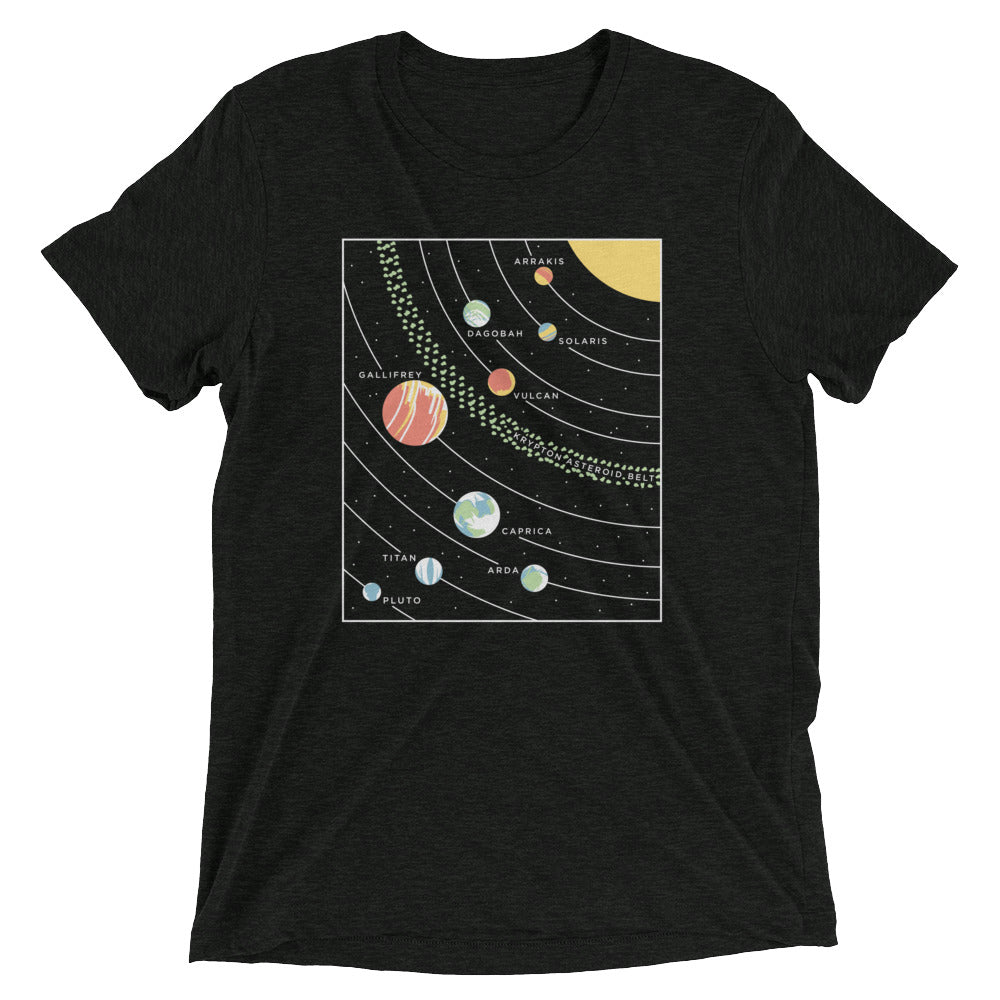 9 Planets Men's Tri-Blend Tee