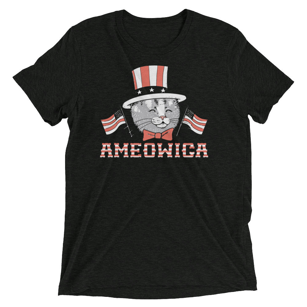 Ameowica Men's Tri-Blend Tee