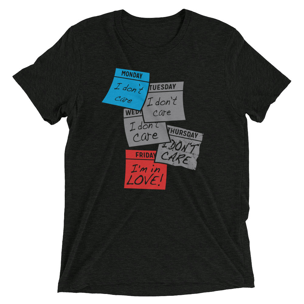 Friday I'm In Love Men's Tri-Blend Tee