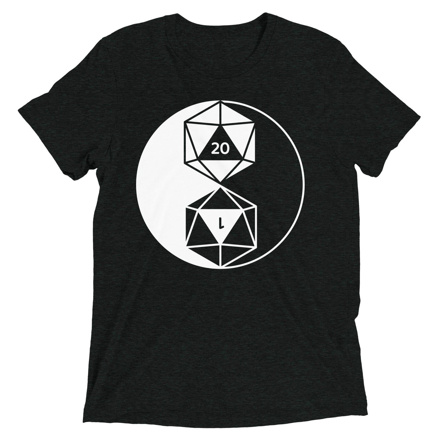 Dice Yin Yang Men's Tri-Blend Tee