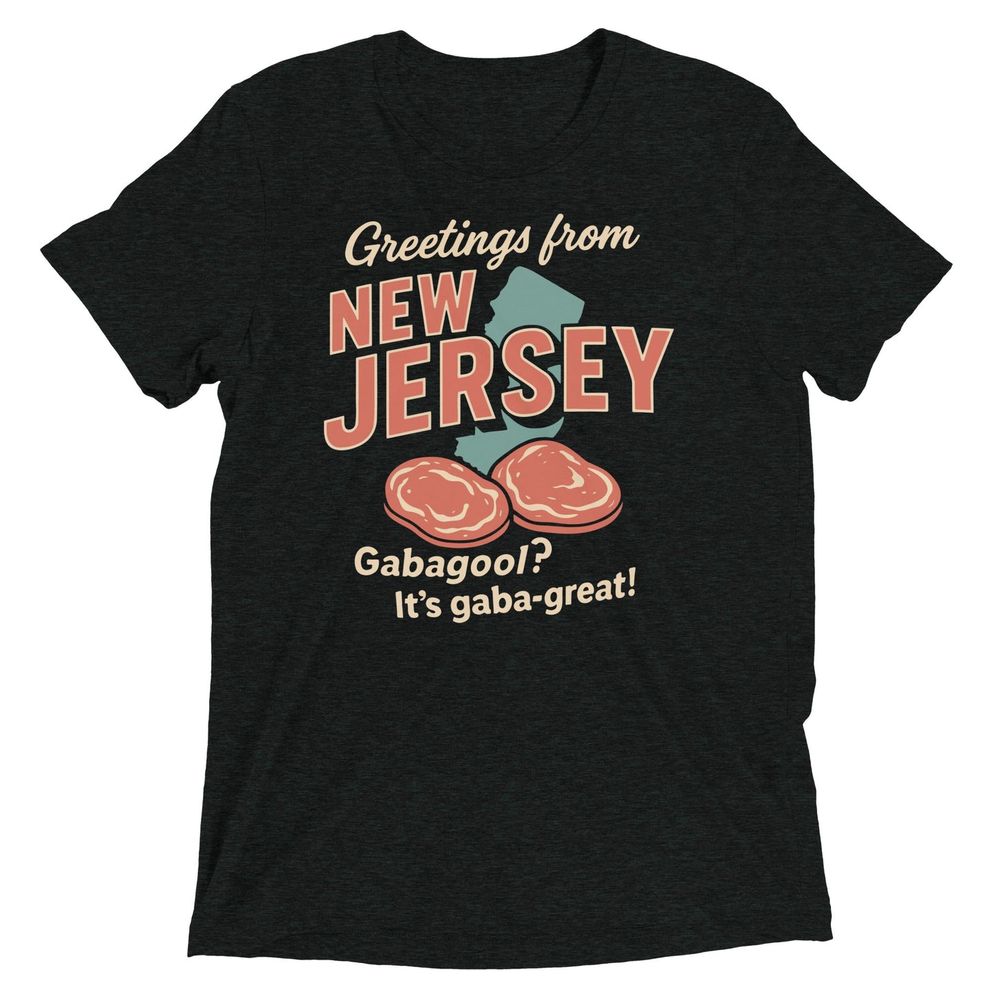 Greetings From New Jersey Men's Tri-Blend Tee