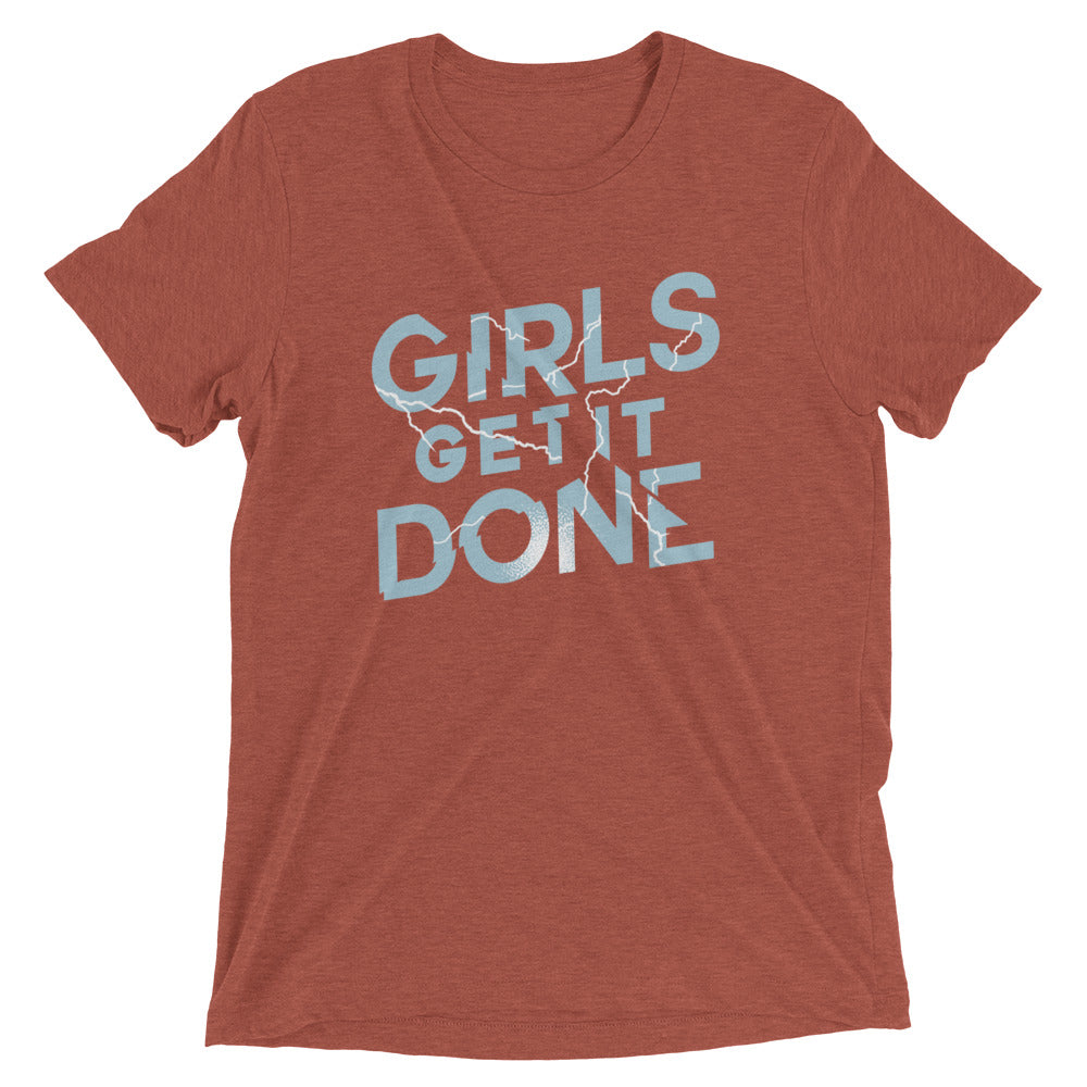Girls Get It Done Men's Tri-Blend Tee