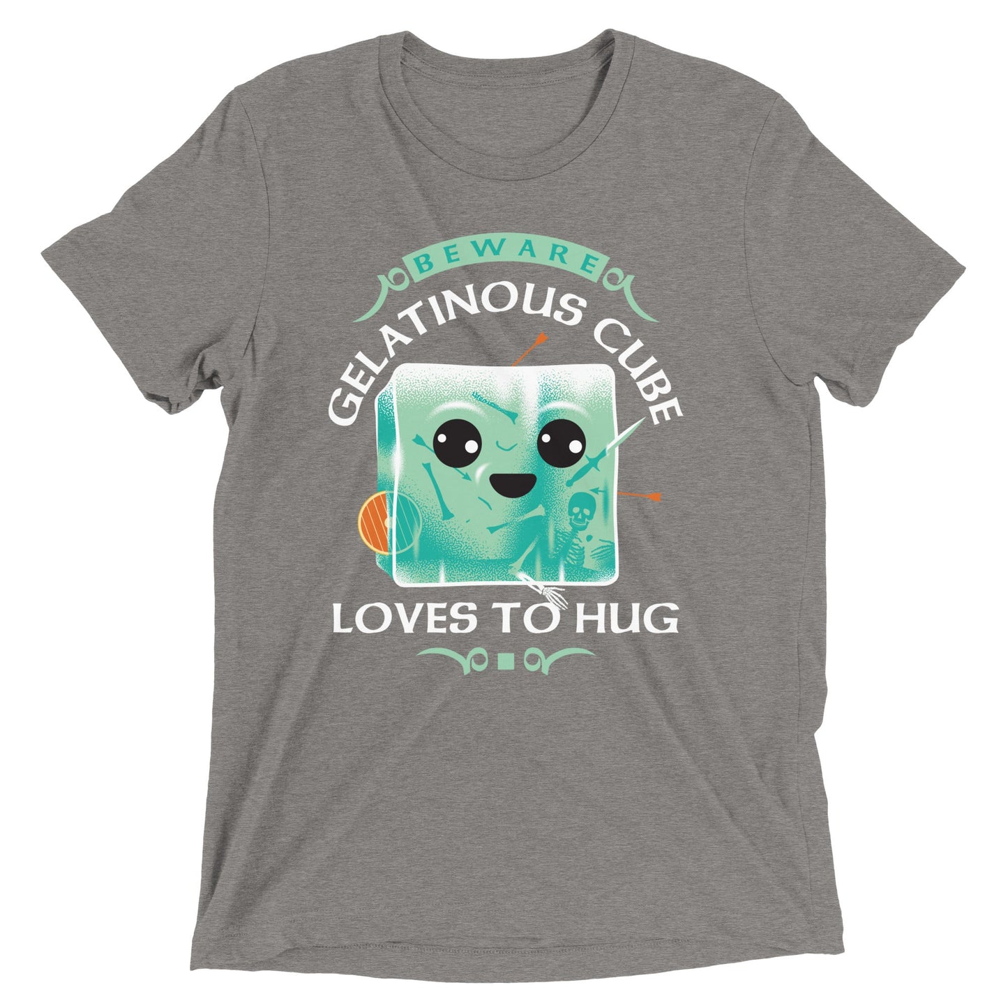 Gelatinous Cube Loves To Hug Men's Tri-Blend Tee