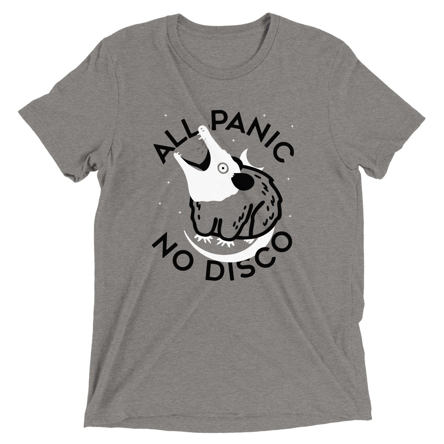 All Panic No Disco Men's Tri-Blend Tee