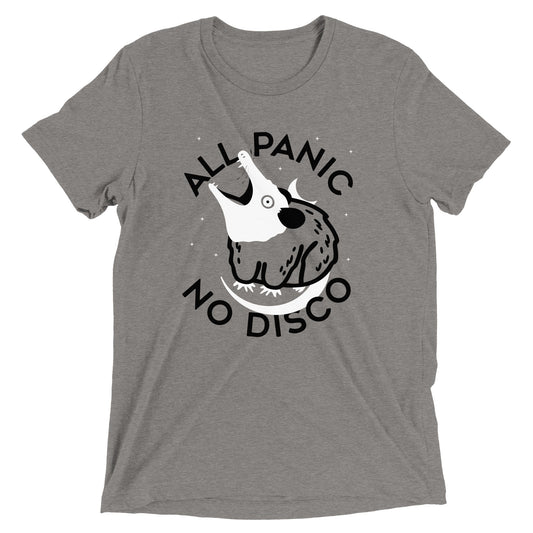All Panic No Disco Men's Tri-Blend Tee