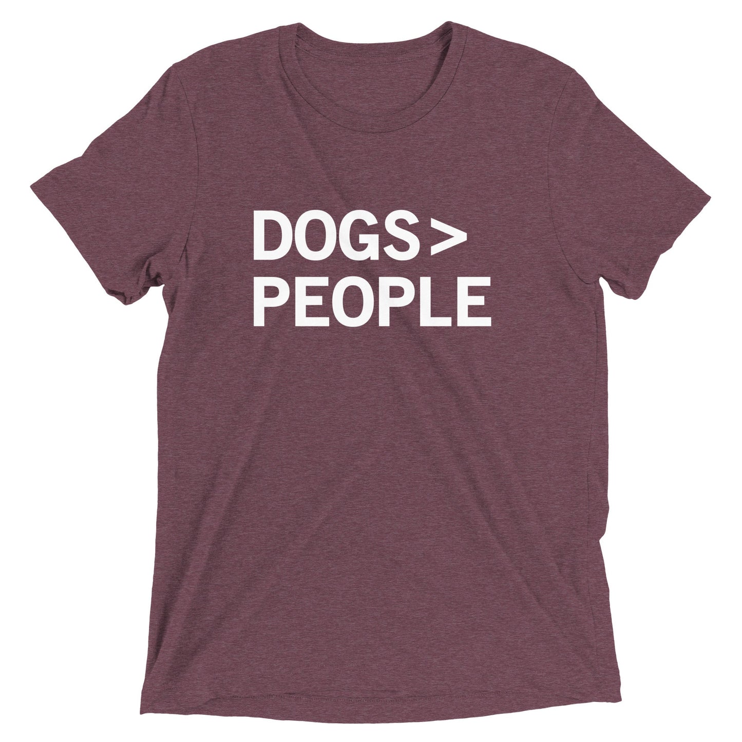 Dogs>People Men's Tri-Blend Tee