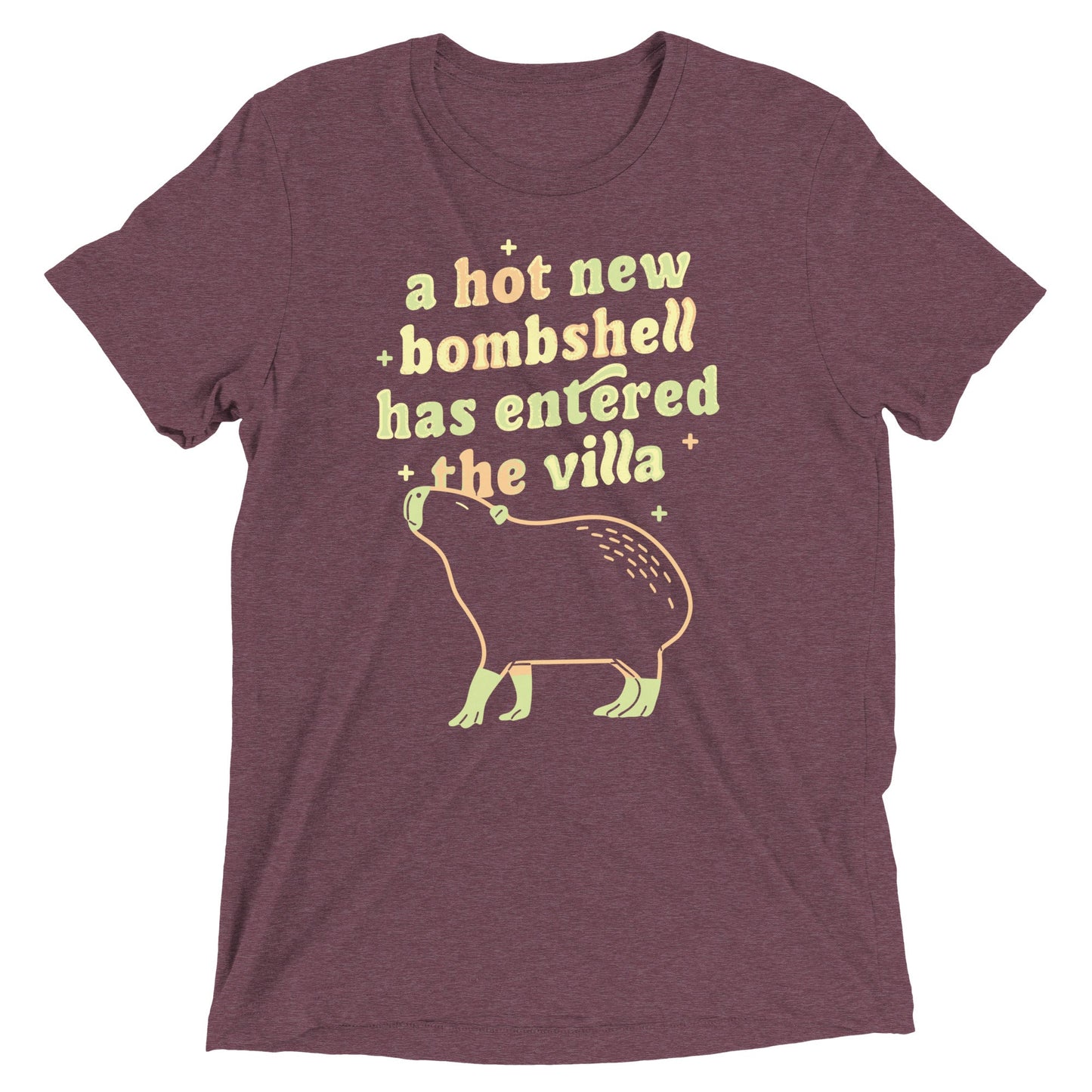 A Hot New Bombshell Has Entered The Villa Men's Tri-Blend Tee