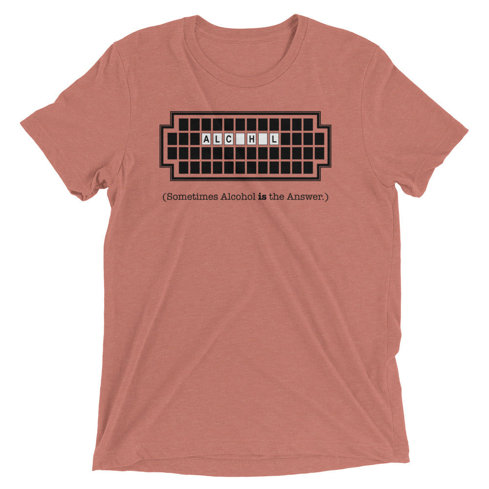 Alcohol Is The Answer Men's Tri-Blend Tee