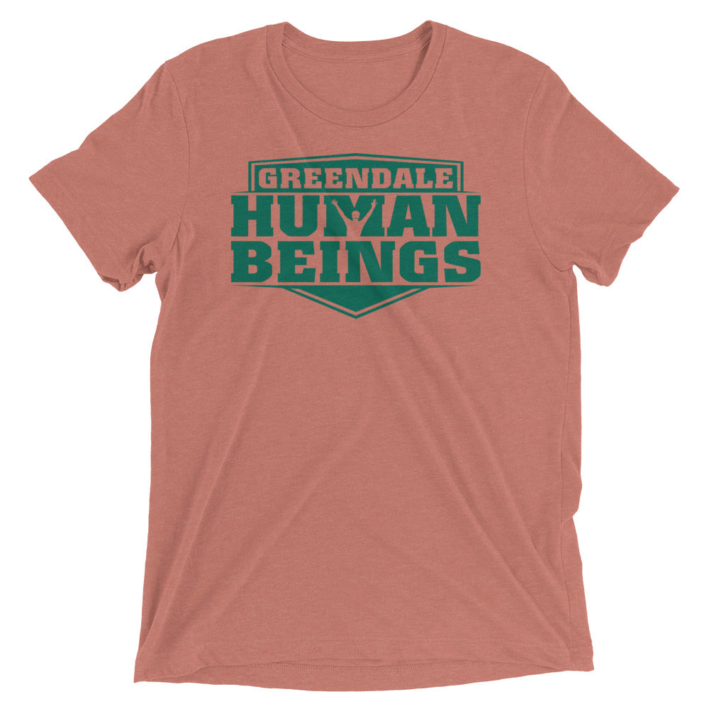 Greendale Human Beings Men's Tri-Blend Tee
