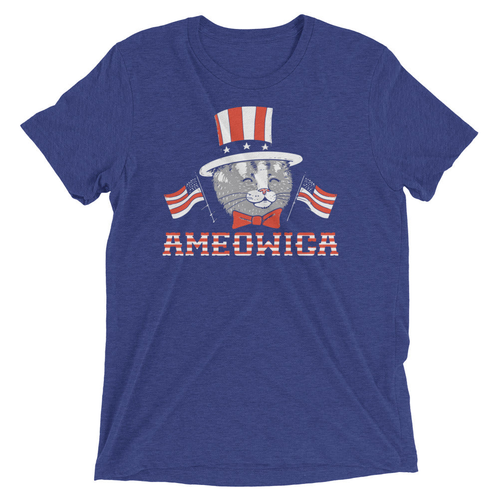 Ameowica Men's Tri-Blend Tee