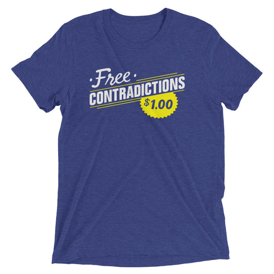 Free Contradictions Men's Tri-Blend Tee