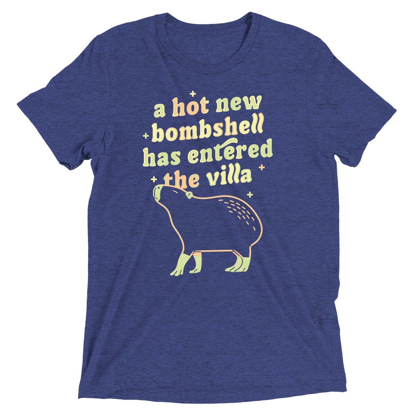 A Hot New Bombshell Has Entered The Villa Men's Tri-Blend Tee