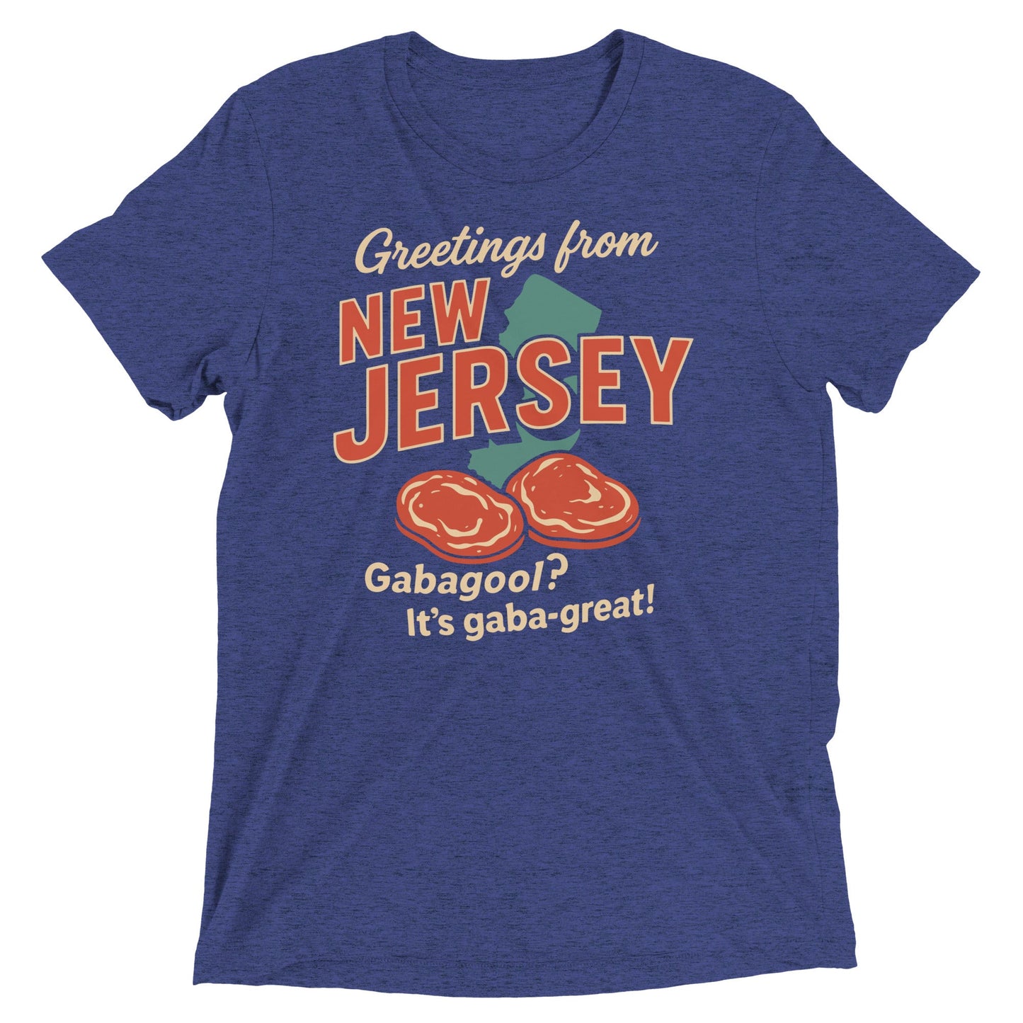 Greetings From New Jersey Men's Tri-Blend Tee
