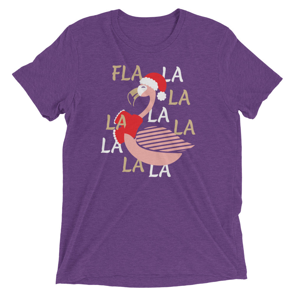 Fla La La Lamingo Men's Tri-Blend Tee